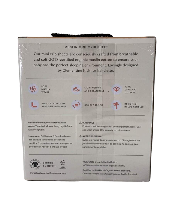 secondhand Babyletto Mini Crib Sheet