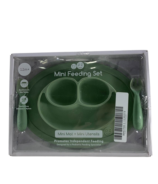 used ezpz Mini Feeding Set, Sage