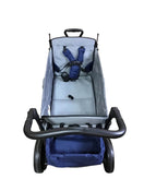 secondhand Wonderfold X2 Push + Pull Double Stroller Wagon, Navy, 2019