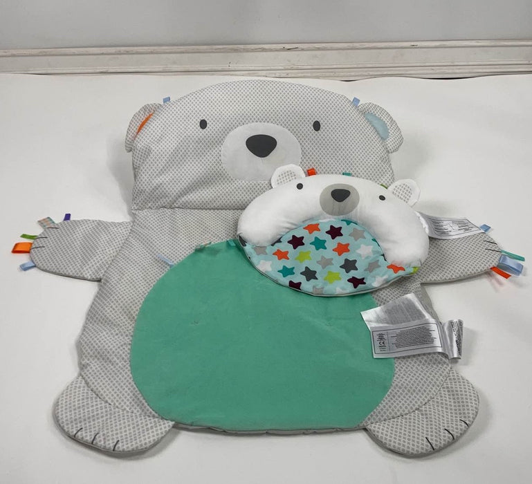 secondhand Bright Starts Tummy Time Prop & Play Mat, Polar Bear