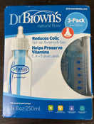 used Dr. Brown’s Bottles, Original (3 pack) 8oz 