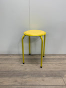 secondhand Fat Catalog Metal Stack Stools w/ Padded Seat