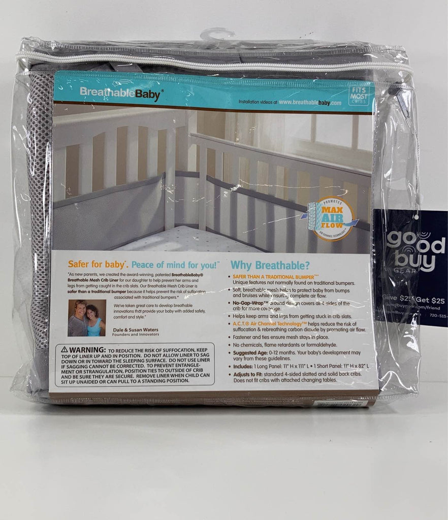 Breathable Baby Mesh Crib Liner