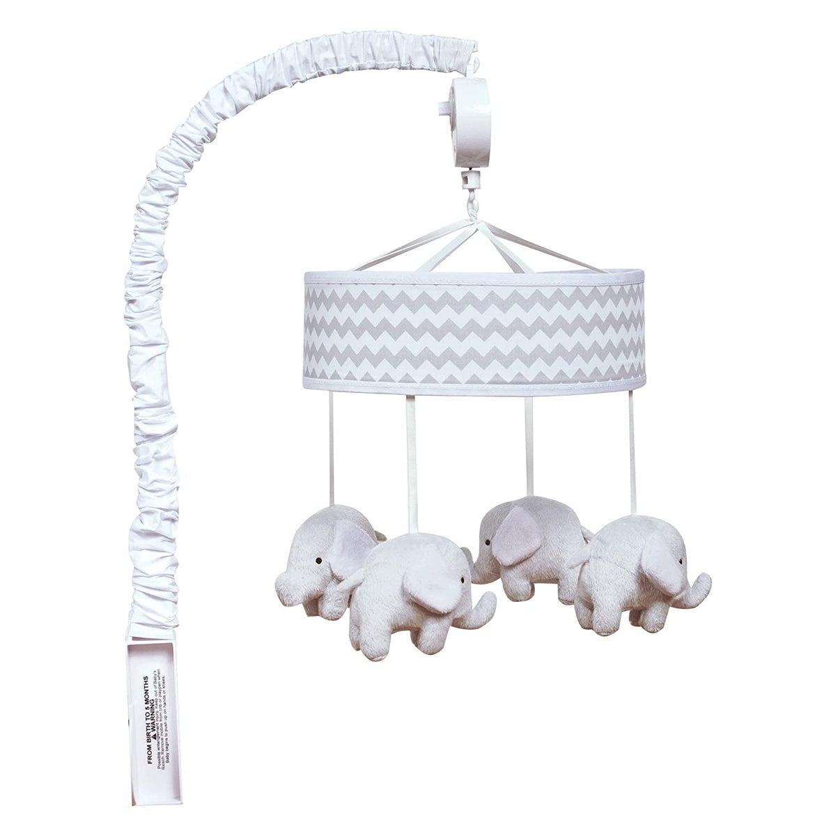 Trend Lab Musical Crib Mobile, Elephant - Main Image