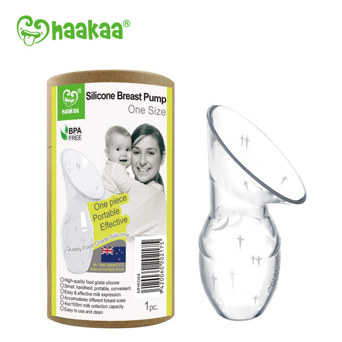 used Haakaa Manual Breast Pump, With Accessories