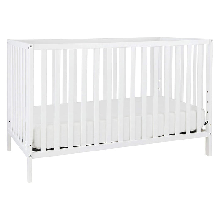 DaVinci Union 4-in-1 Convertible Crib, White, 2017, With Toddler Bed Rail And Mattress