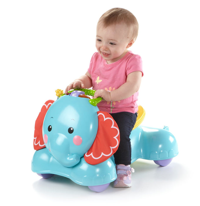 Shop Fisher Price 3-in-1 Bounce, Stride, and Ride Elephant at GoodBuy Gear
