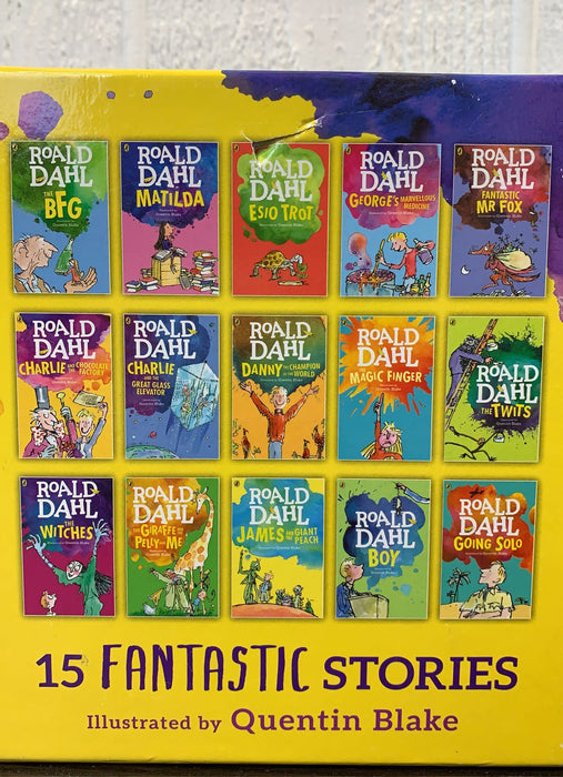 secondhand Roald Dahl Collection 15 Fantastic Stories Box Set