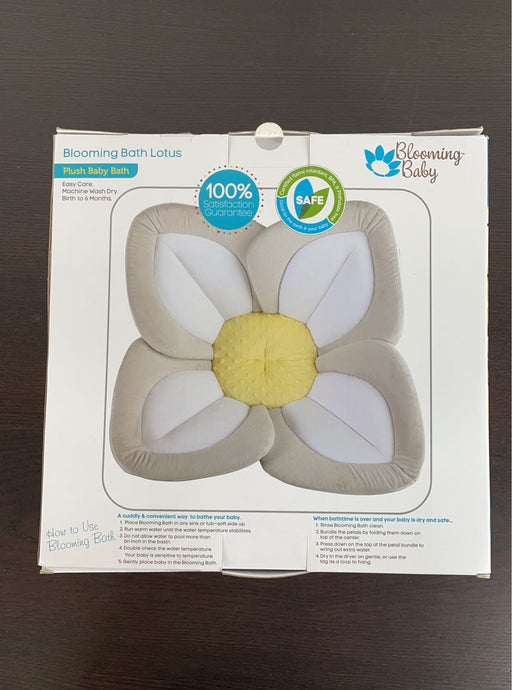 secondhand Blooming Bath Baby Bath Lotus, Yellow/White/Grey