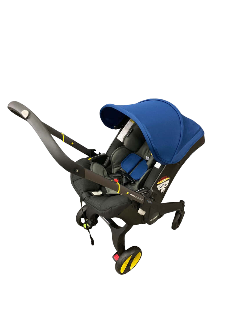 Doona infant car seat store stroller with base royal blue