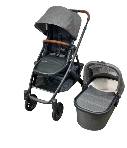 secondhand UPPAbaby VISTA V2 Stroller, 2022, Greyson (Charcoal Melange)