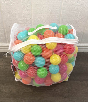  Click N' Play Ball Pit Balls for Kids, 200 Pack - Plastic  Refill Balls, Phthalate & BPA Free, Reusable Storage Bag with Zipper, Gift  for Toddlers and Kids for Ball Pit