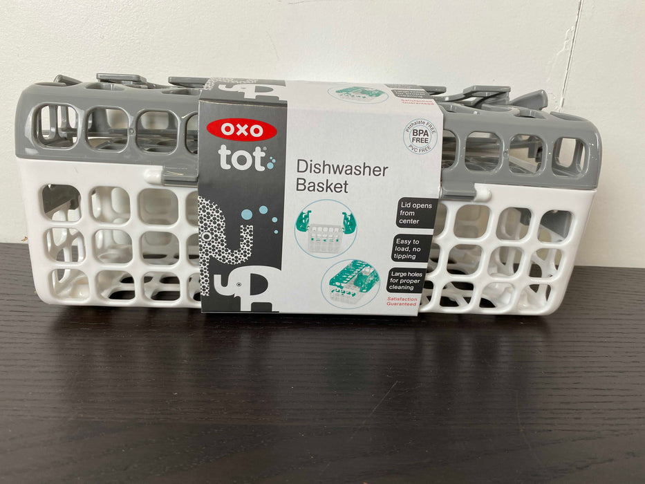 used OXO Tot Dishwasher Basket, Grey