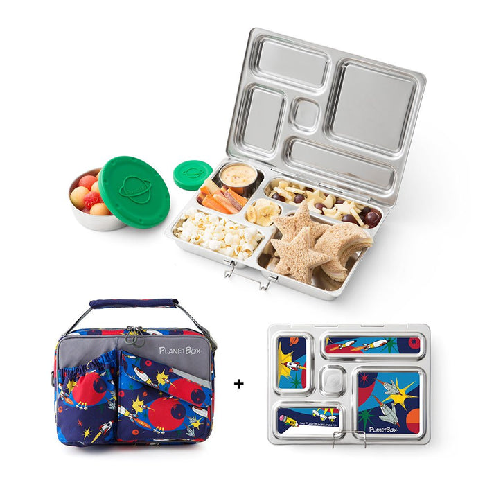 Shop PlanetBox Rover Stainless Steel Lunchbox, No Carry Case at GoodBuy Gear