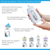 used Kiinde Natural Feeding Bottles