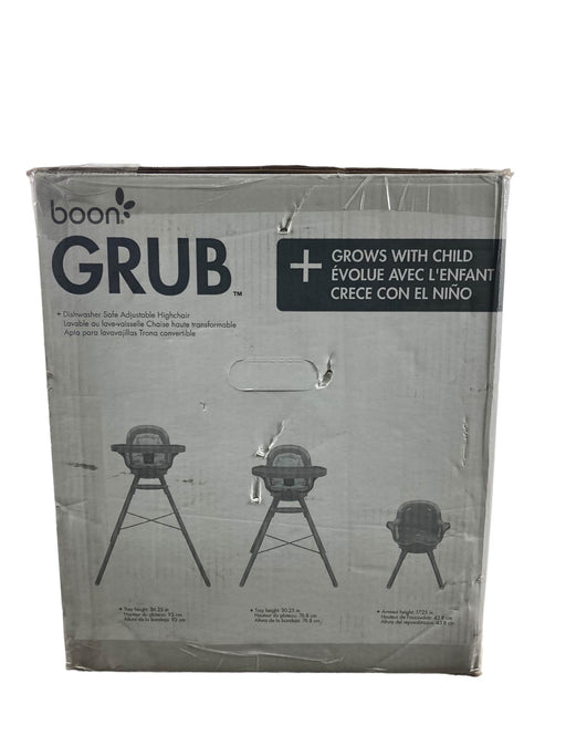 used Boon GRUB High Chair, Grey