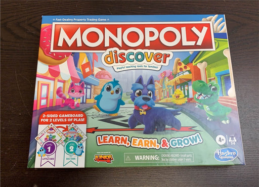 used Hasbro Monopoly Discover Board Game