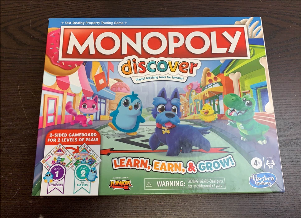 used Hasbro Monopoly Discover Board Game