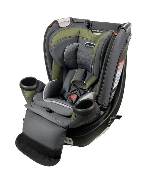 used Evenflo Revolve 360 Extend Rotational Convertible Car Seat, 2023, Rockland Green