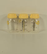 used Medela Breast Milk Collection and Storage Bottles with Solid Lids - 6pk/5oz