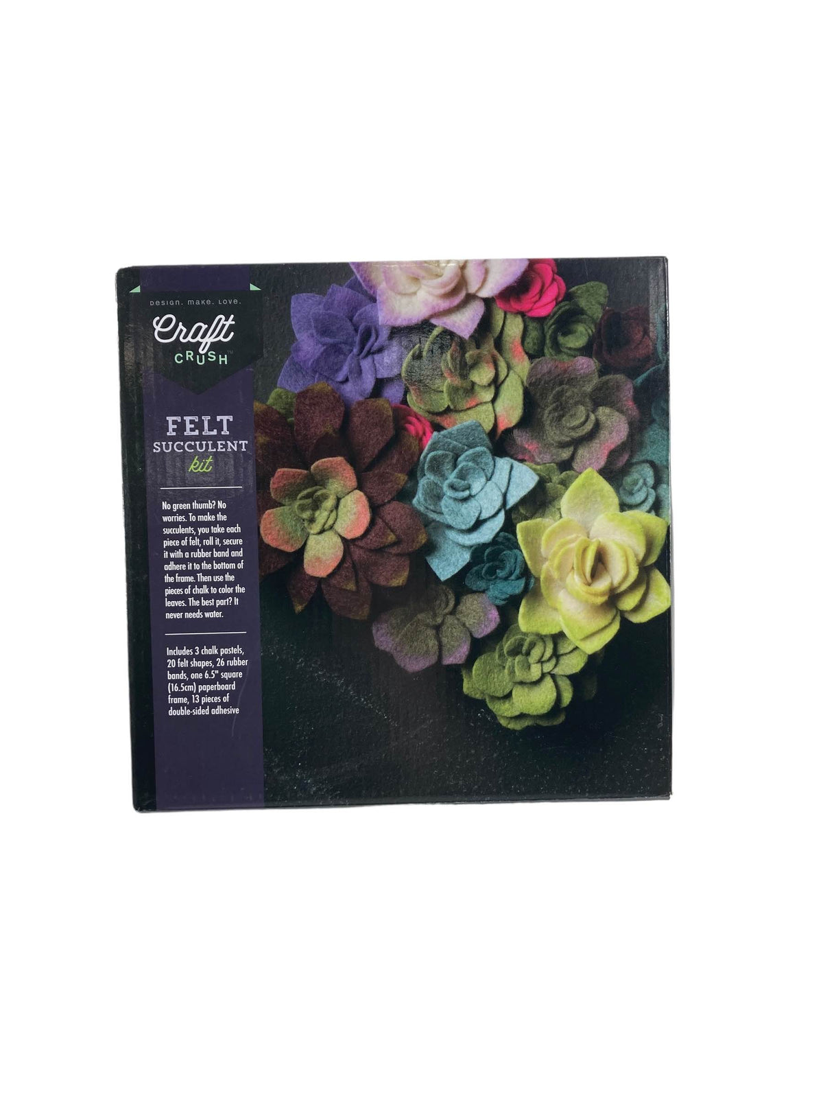 felt succulents kit Craft Crush Felt Succulent Kit