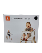 secondhand Stokke Steps High Chair, Black Seat with Black Legs