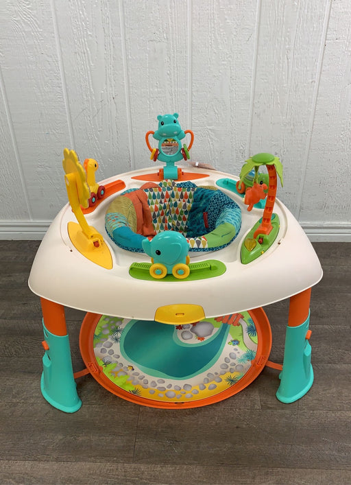 used Infantino Go Gaga! Sit, Spin, And Stand Entertainer 360 Seat And Activity Table