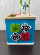 used Baby Einstein Innovation Station Wooden Activity Cube