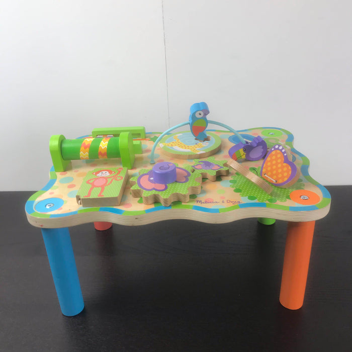 secondhand Melissa & Doug Jungle Wooden Activity Table