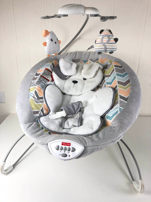 used Fisher Price Deluxe Bouncer, My Little Snugapuppy