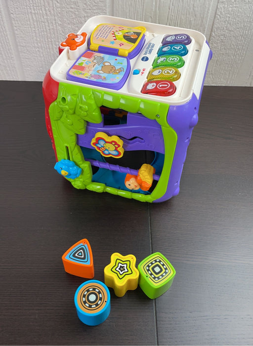 secondhand VTech Sort And Discover Activity Cube