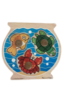 used Melissa & Doug Jumbo Knob Puzzle