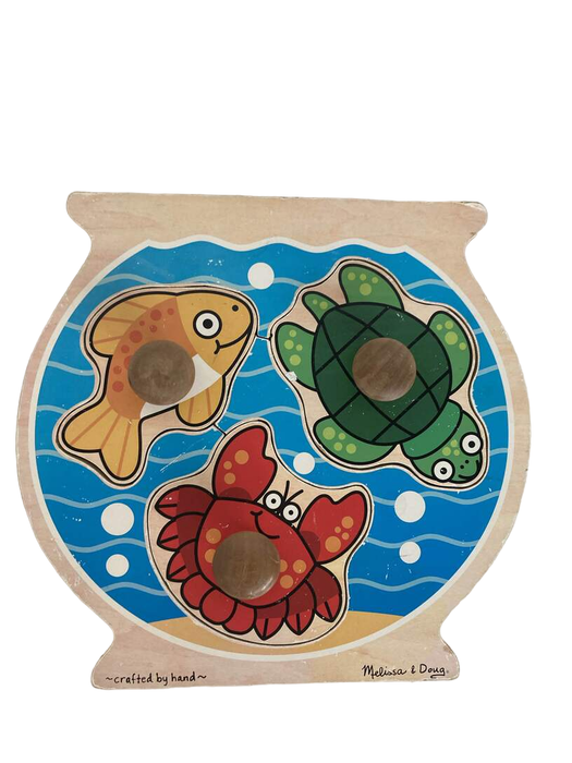 used Melissa & Doug Jumbo Knob Puzzle