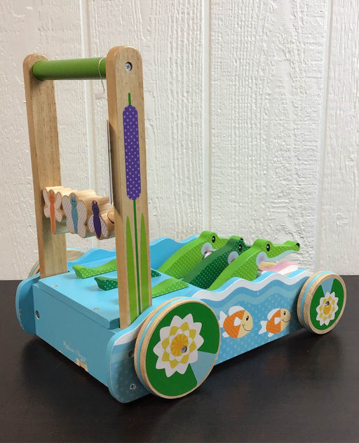 secondhand Melissa & Doug Chomp and Clack Alligator Push Toy