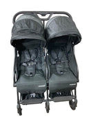 secondhand Mompush Lithe Double Stroller, Black, 2021