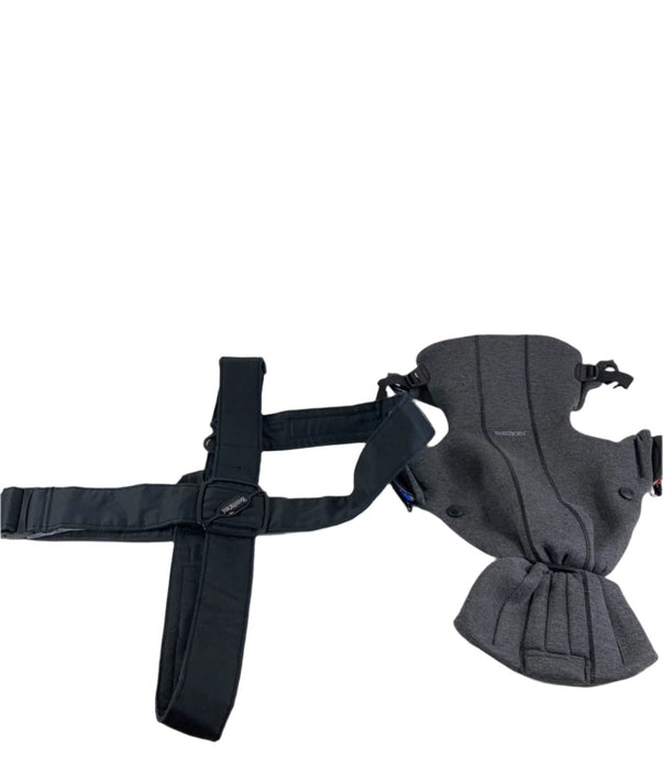 secondhand BabyBjorn Baby Carrier Mini, Charcoal Gray 3D Jersey