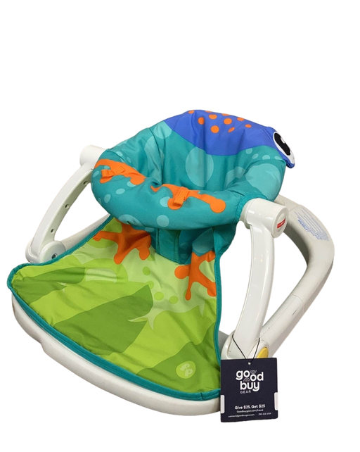 used Fisher Price Sit-Me-Up Floor Seat, Frog