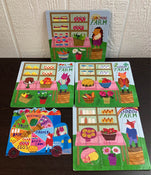 used Eeboo Green Market Puzzle Spinner Game