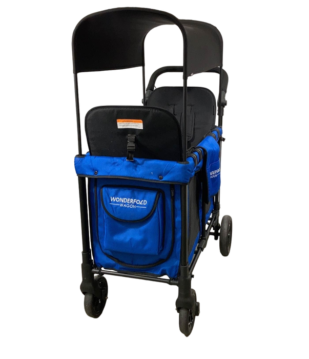 secondhand Wonderfold W2 Original Multifunctional Double Stroller Wagon, 2021, Blue