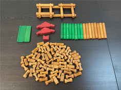used BUNDLE Lincoln Logs