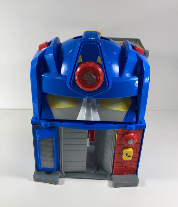 used Playskool Transformers Rescue Bots Fire Station Prime