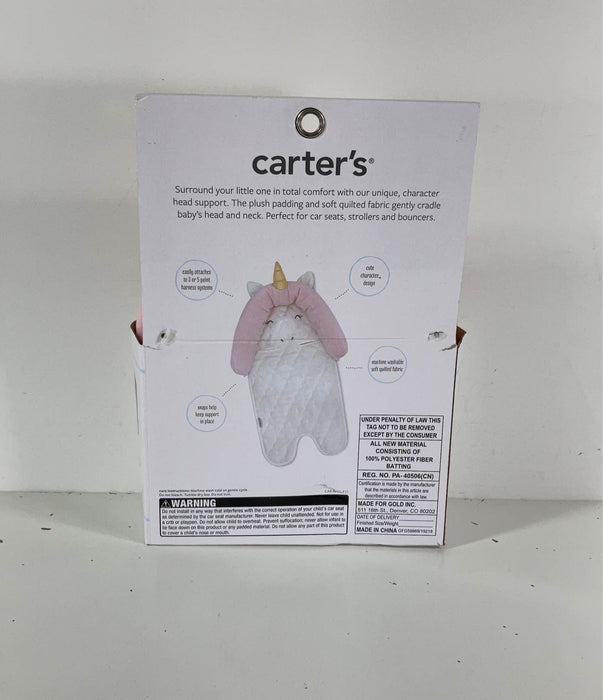 secondhand Carter’s Head Support, Unicorn