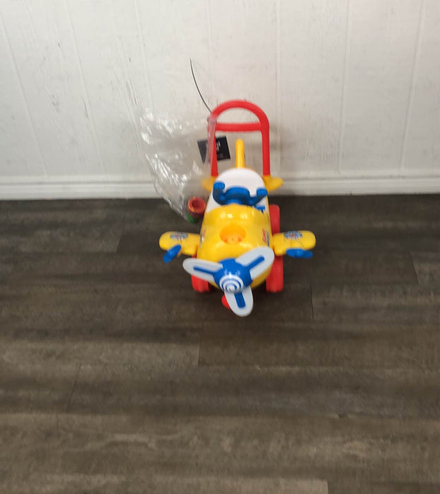 Kiddieland Sesame Street Elmos Plane Light And Sound Activity Ride On