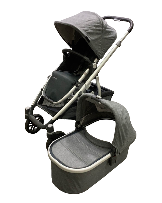 secondhand UPPAbaby VISTA V2 Stroller, 2021, Jordan (Charcoal Melange)