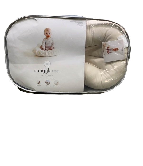 used Snuggle Me Organic Sensory Infant Lounger, Natural