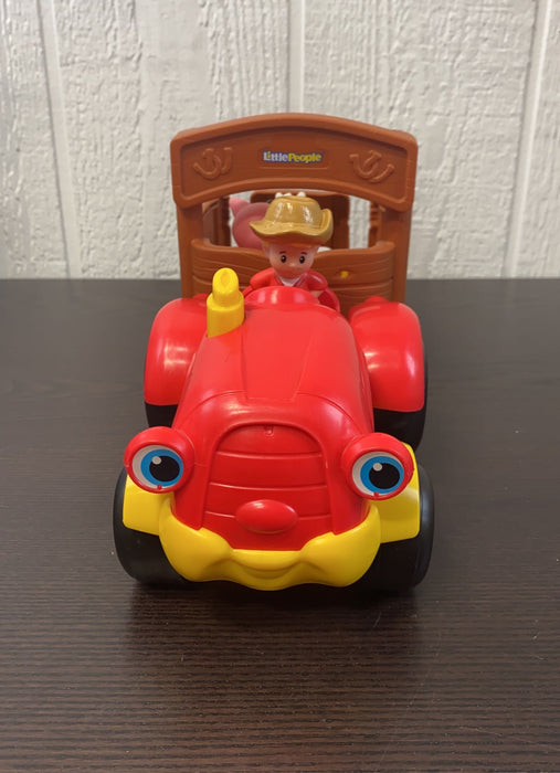 used Fisher Price Little People Tow ‘n Pull Tractor