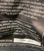 secondhand UPPAbaby CRUZ V2 Stroller, 2023, Declan (Oat Melange)