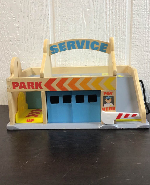 used Melissa & Doug Service Station Parking Garage