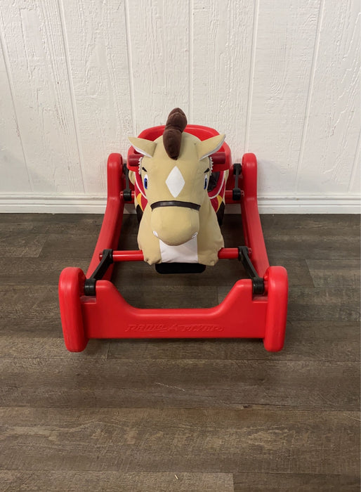 used Radio Flyer Soft Rock & Bounce Pony With Sounds