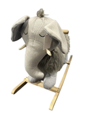 used Restoration Hardware Baby & Child Plush Animal Rocker, Elephant